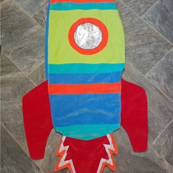 Kids rocket pocket blanket - Picture 1 of 2